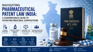 Read more about the article Navigating Pharmaceutical Patent Law India: A Comprehensive Guide to Patenting Medicinal Compositions