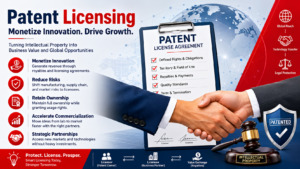 Read more about the article What does it mean to “license a patent”, and why is it done?