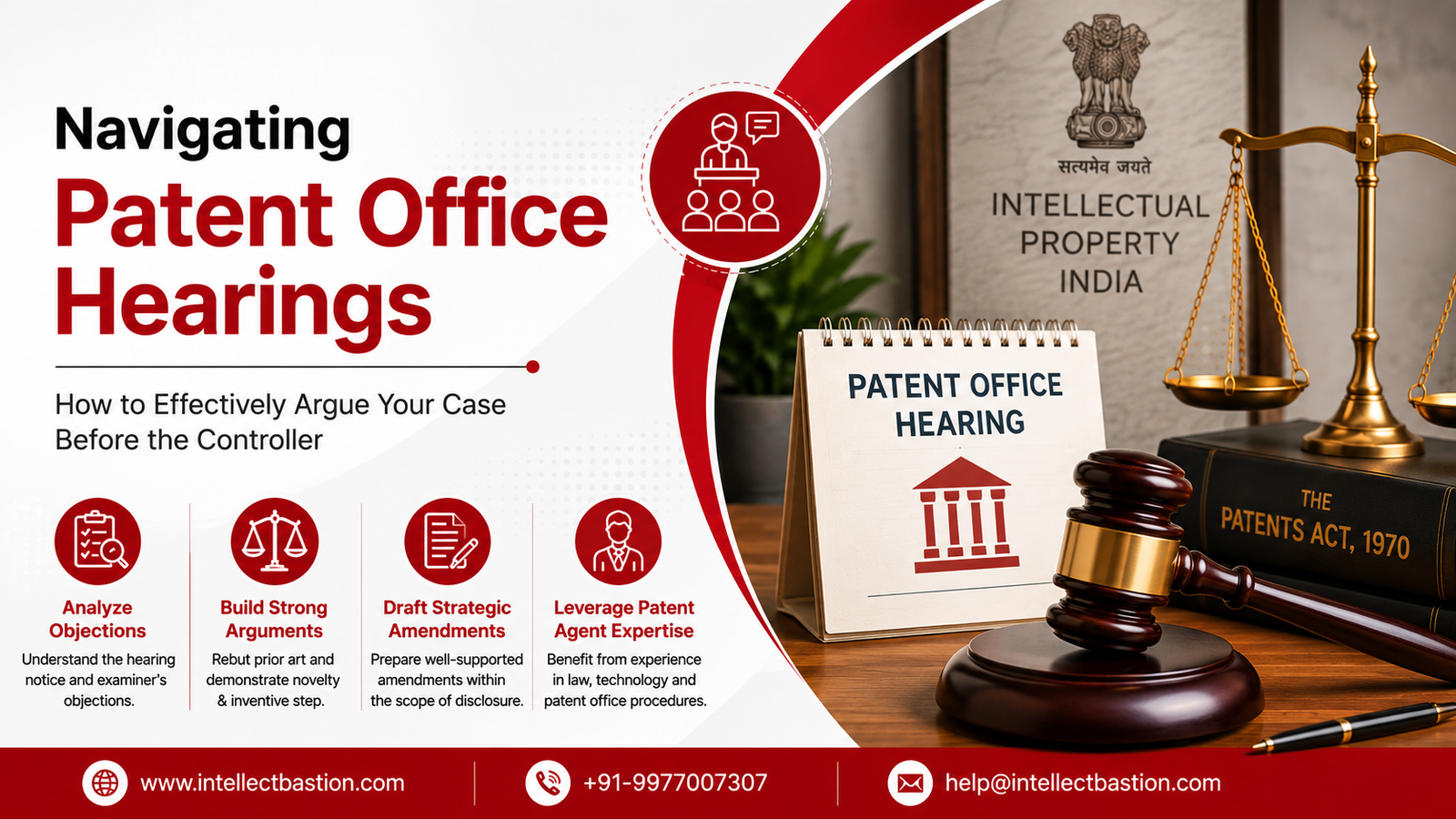 Read more about the article Navigating Patent Office Hearings: How to Effectively Argue Your Case Before the Controller