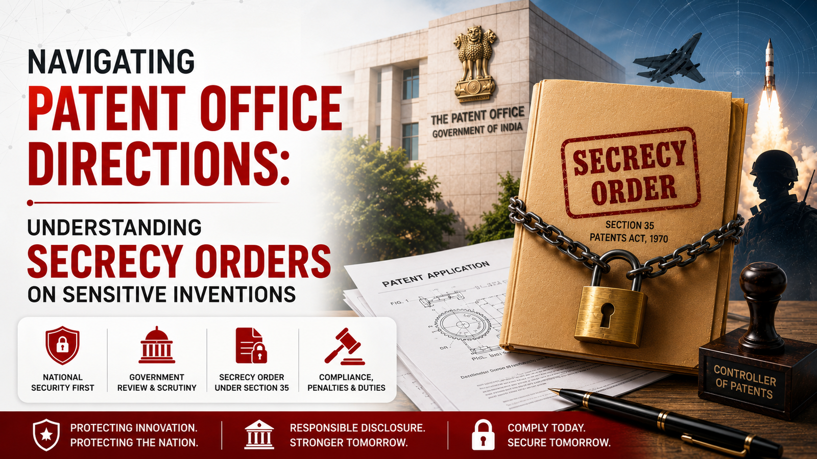 Read more about the article Navigating Patent Office Directions: Understanding Secrecy Orders on Sensitive Inventions