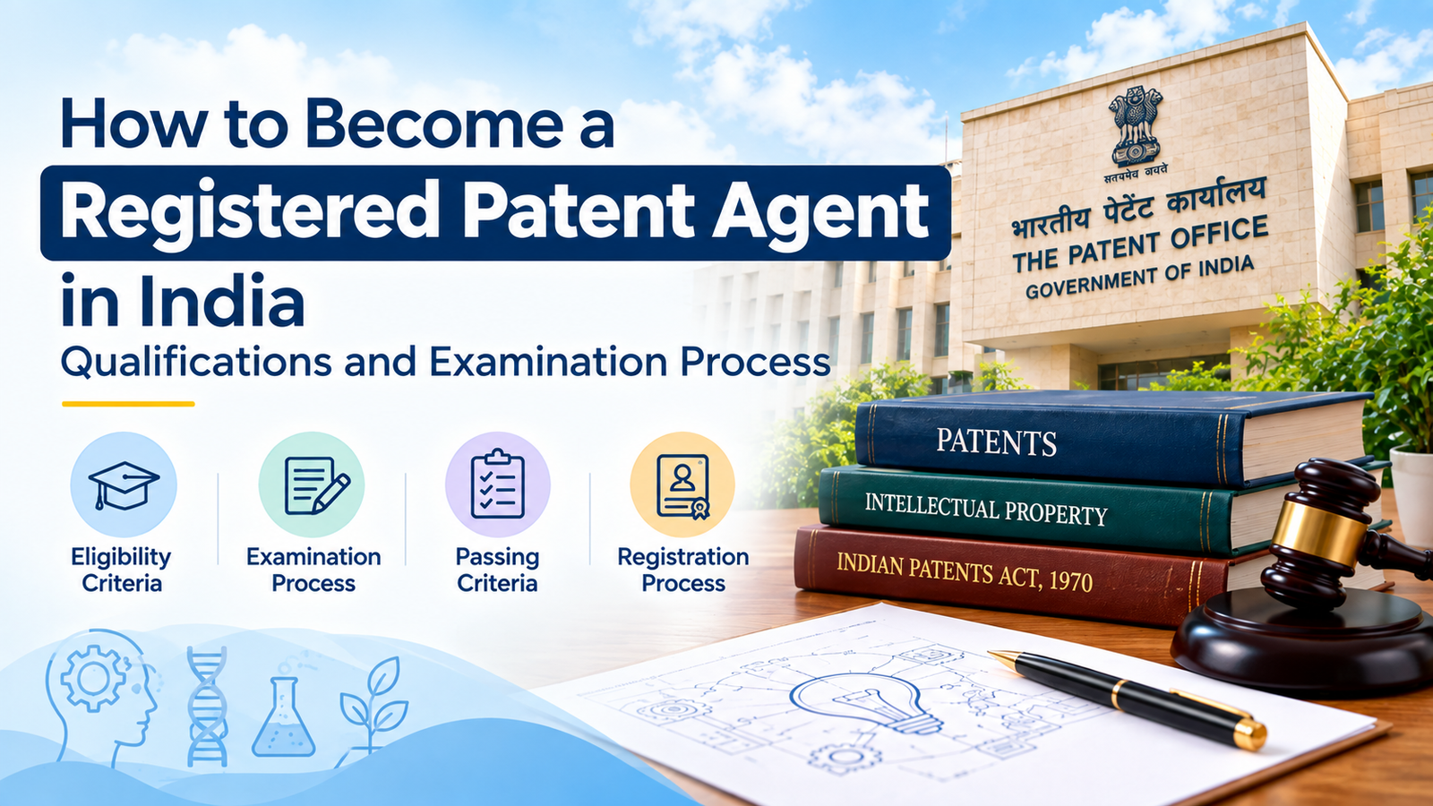 Read more about the article How to Become a Registered Patent Agent in India: Qualifications and Examination Process