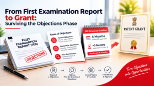 Read more about the article From First Examination Report to Grant: Surviving the Objections Phase