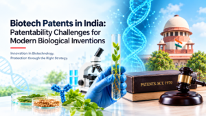 Read more about the article Biotech Patents in India: Patentability Challenges for Modern Biological Inventions