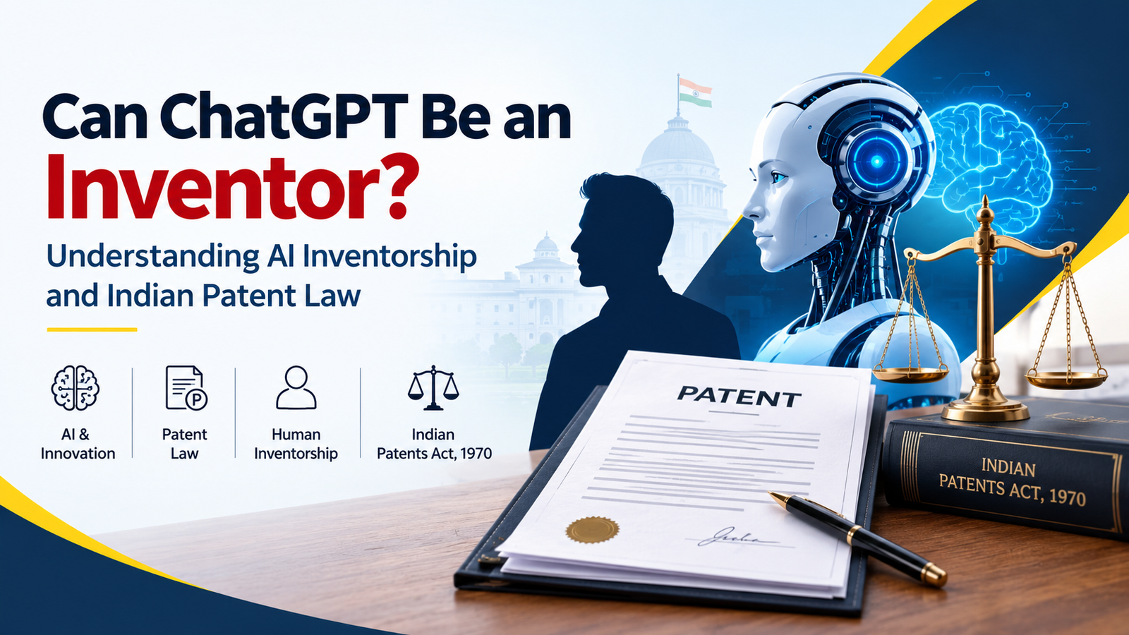 You are currently viewing Can ChatGPT Be an Inventor? Understanding AI Inventorship and Indian Patent Law